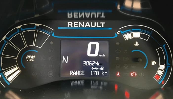 2021 Renault TRIBER RXZ AMT DUAL TONE, Petrol, Automatic, 30,624 km, interior