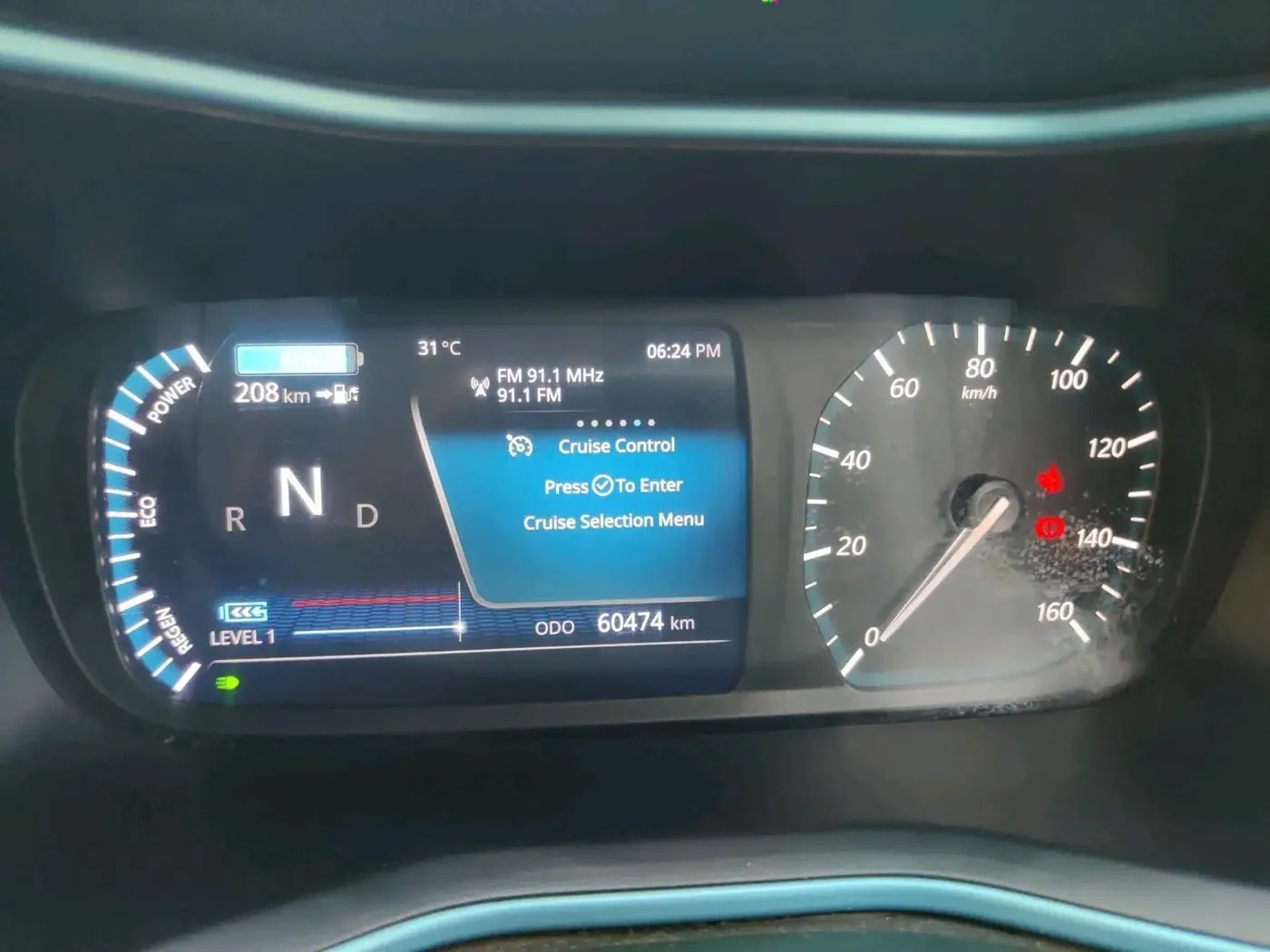 2021 Tata NEXON EV XZ PLUS, Electric, Automatic, 60,474 km, interior