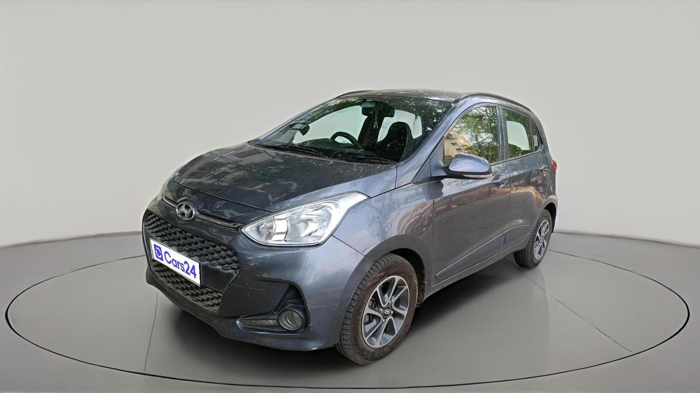 2017 Hyundai Grand i10 SPORTZ (O) AT 1.2 KAPPA VTVT, Petrol, Automatic, 46,489 km, exterior