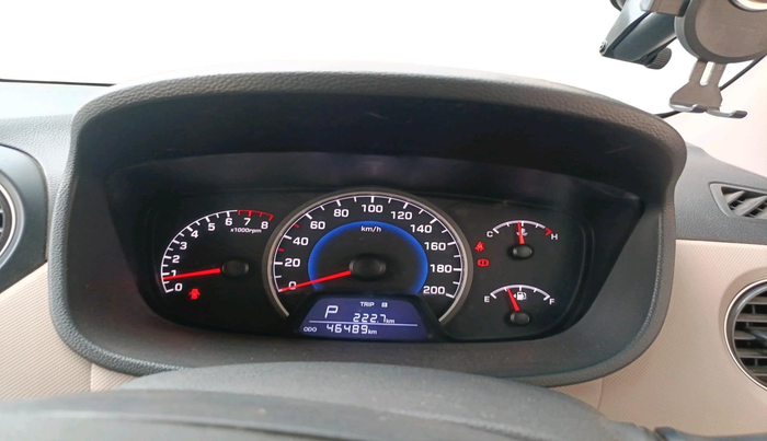 2017 Hyundai Grand i10 SPORTZ (O) AT 1.2 KAPPA VTVT, Petrol, Automatic, 46,489 km, interior