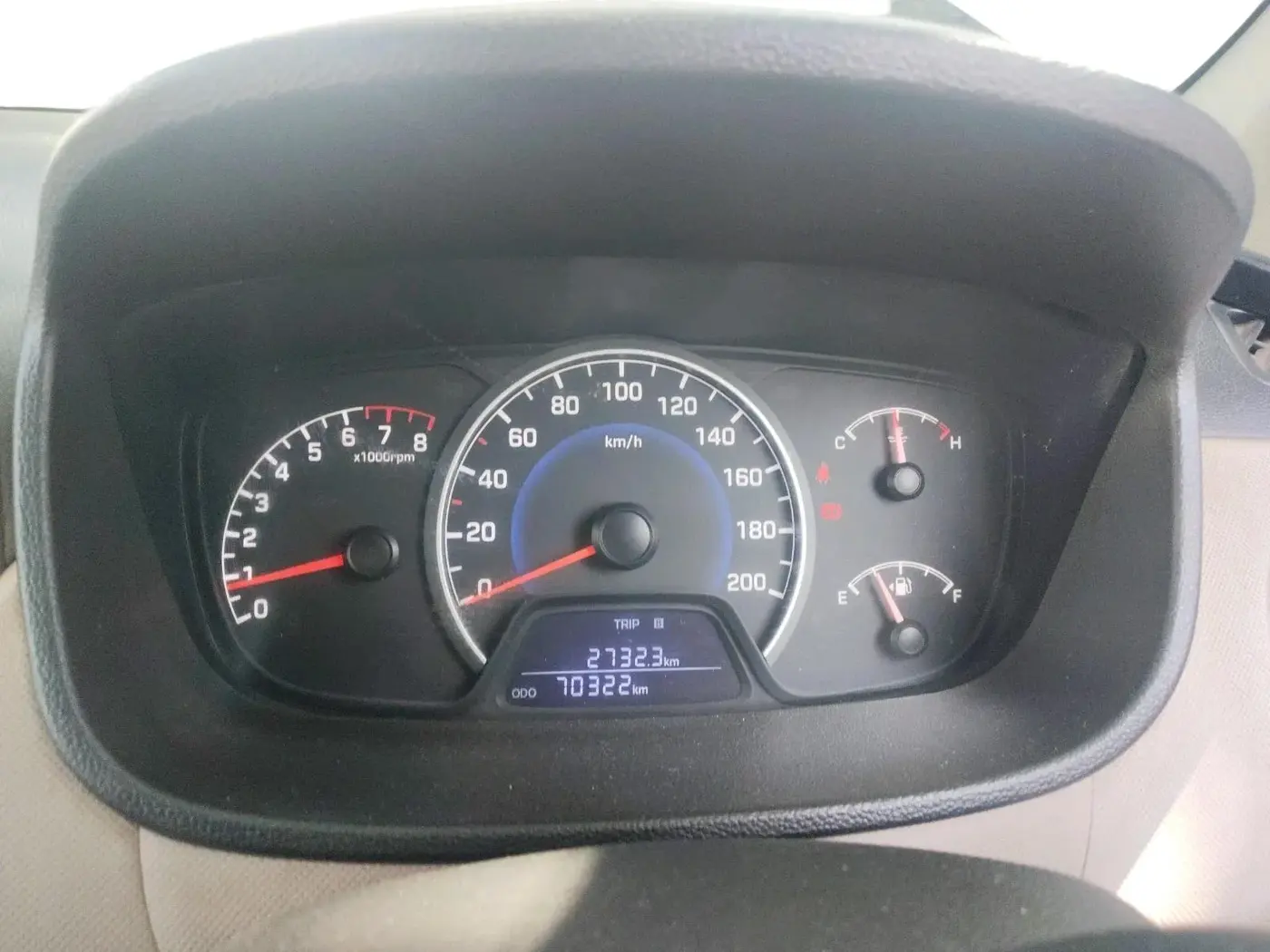 2017 Hyundai Grand i10 ERA 1.2 KAPPA VTVT, Petrol, Manual, 70,322 km, interior