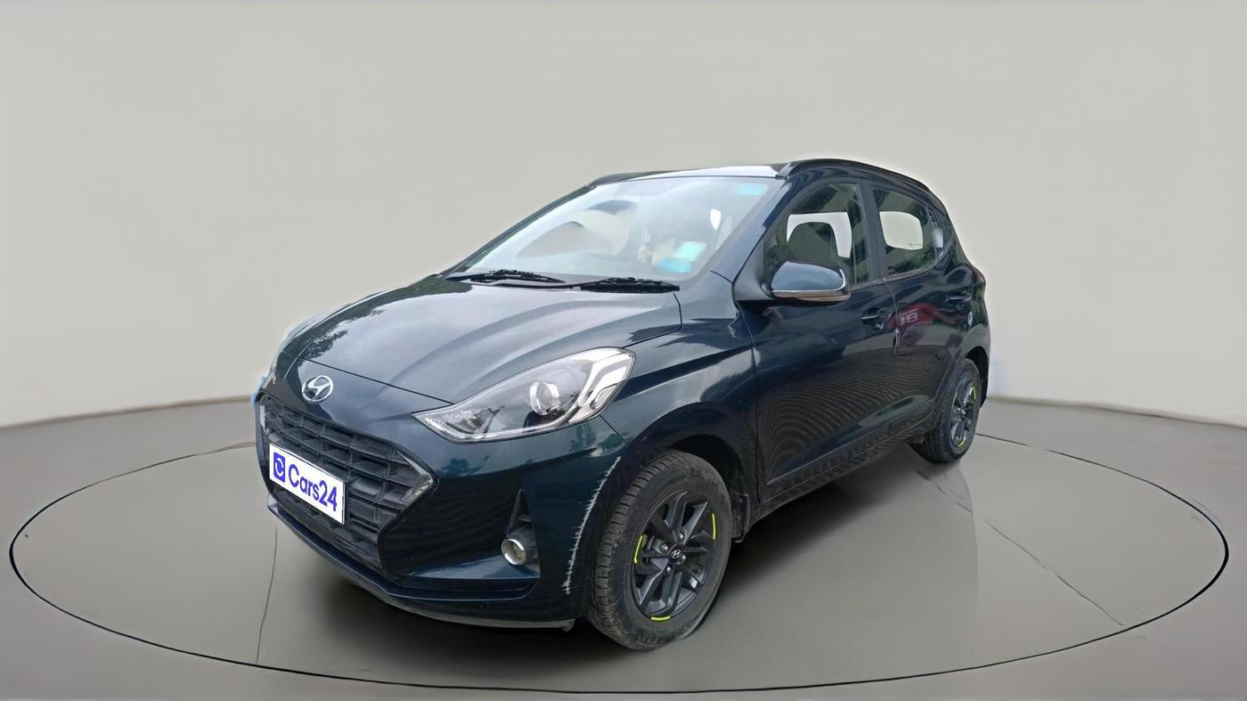 2021 Hyundai GRAND I10 NIOS SPORTZ AMT 1.2 KAPPA VTVT, Petrol, Automatic, 23,262 km, exterior