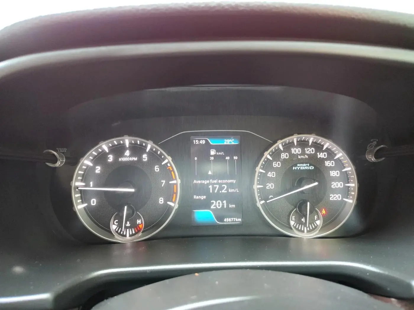 2022 Maruti BREZZA ZXI + SMART HYBRID DUAL TONE, Petrol, Manual, 45,677 km, interior