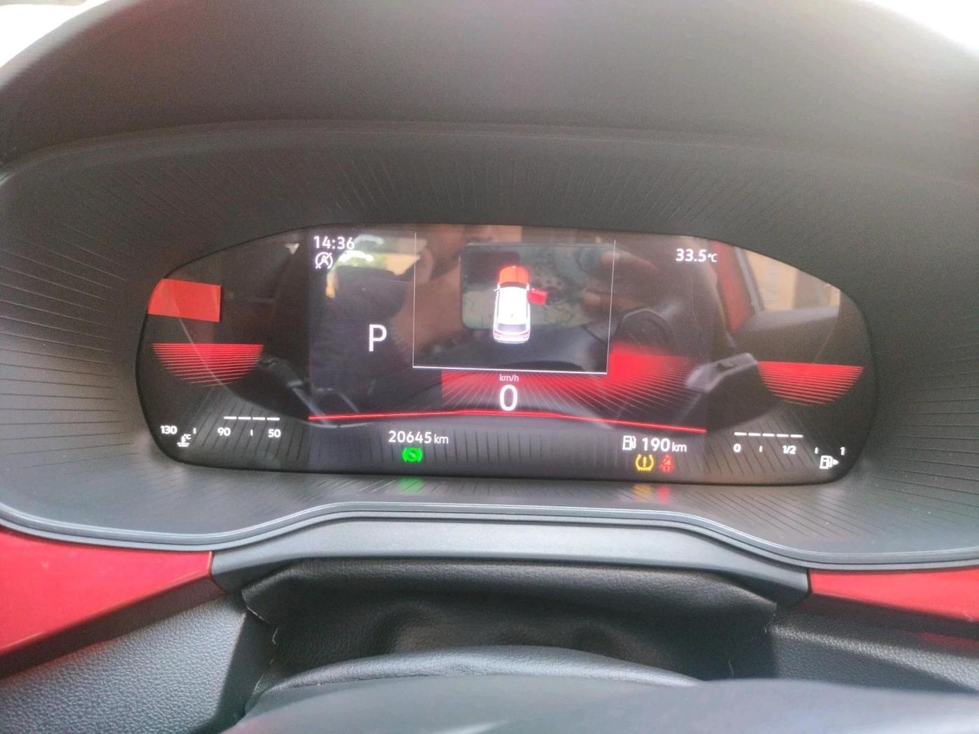 2022 Skoda KUSHAQ MONTE CARLO 1.0L TSI AT, Petrol, Automatic, 20,645 km, interior