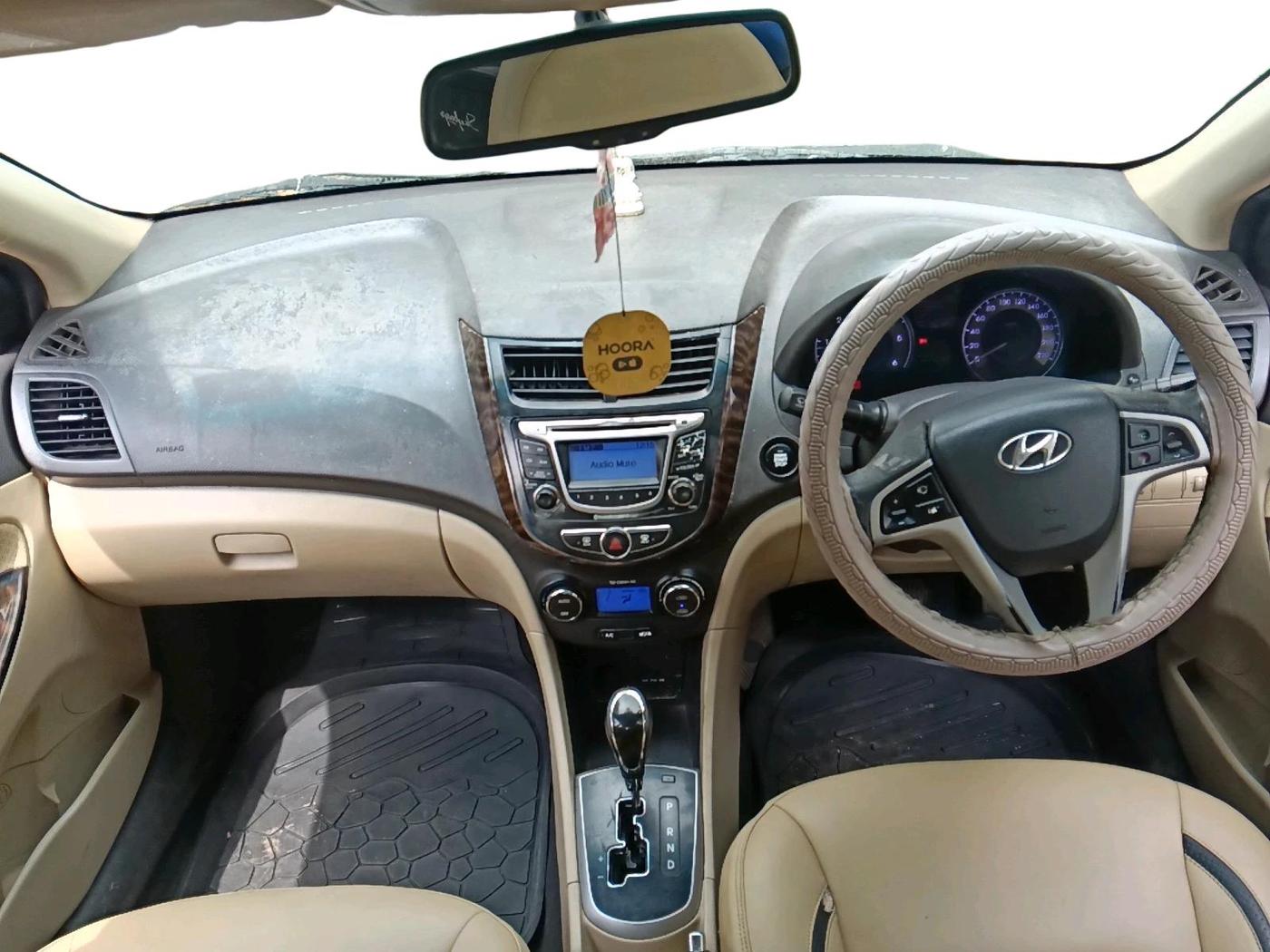 2012 Hyundai Verna FLUIDIC 1.6 CRDI SX AT, Diesel, Automatic, 92,192 km, interior