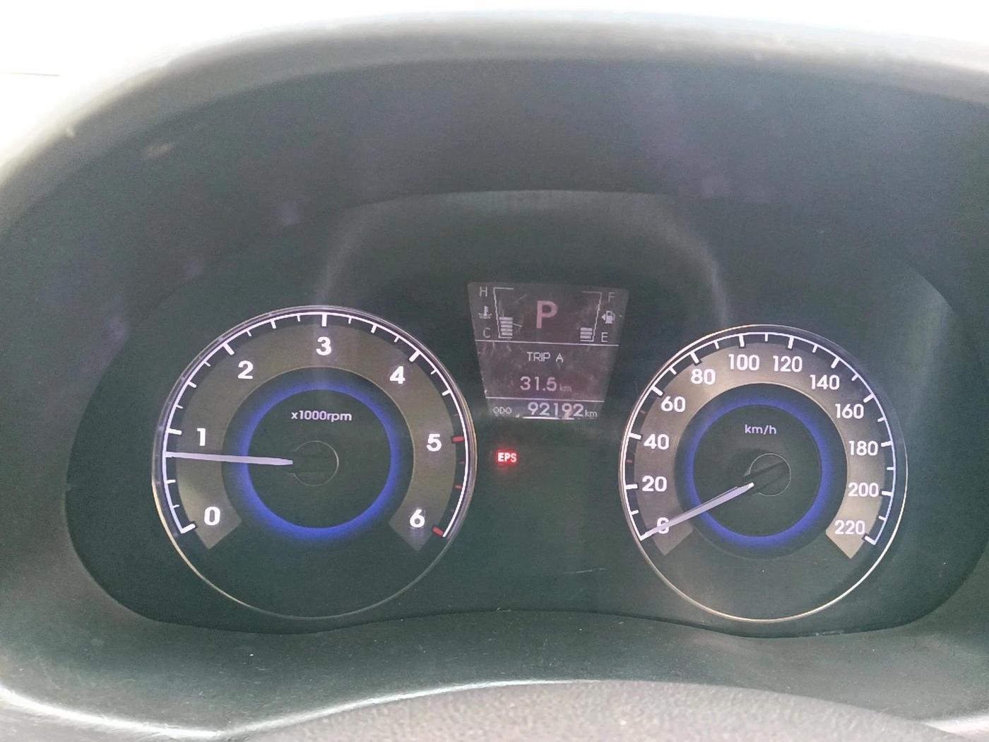 2012 Hyundai Verna FLUIDIC 1.6 CRDI SX AT, Diesel, Automatic, 92,192 km, interior