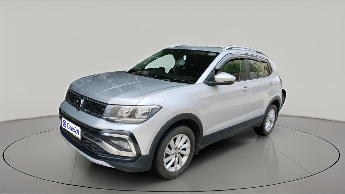 2021 Volkswagen TAIGUN HIGHLINE 1.0 TSI MT, Petrol, Manual, 1,28,637 km, exterior