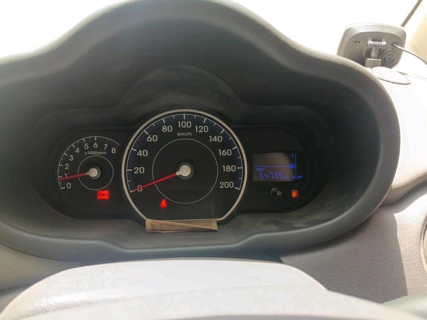 2012 Hyundai i10 SPORTZ 1.2, CNG, Manual, 54,735 km, interior