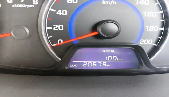 2015 Hyundai Grand i10 SPORTZ 1.2 KAPPA VTVT, Petrol, Manual, 20,679 km, interior