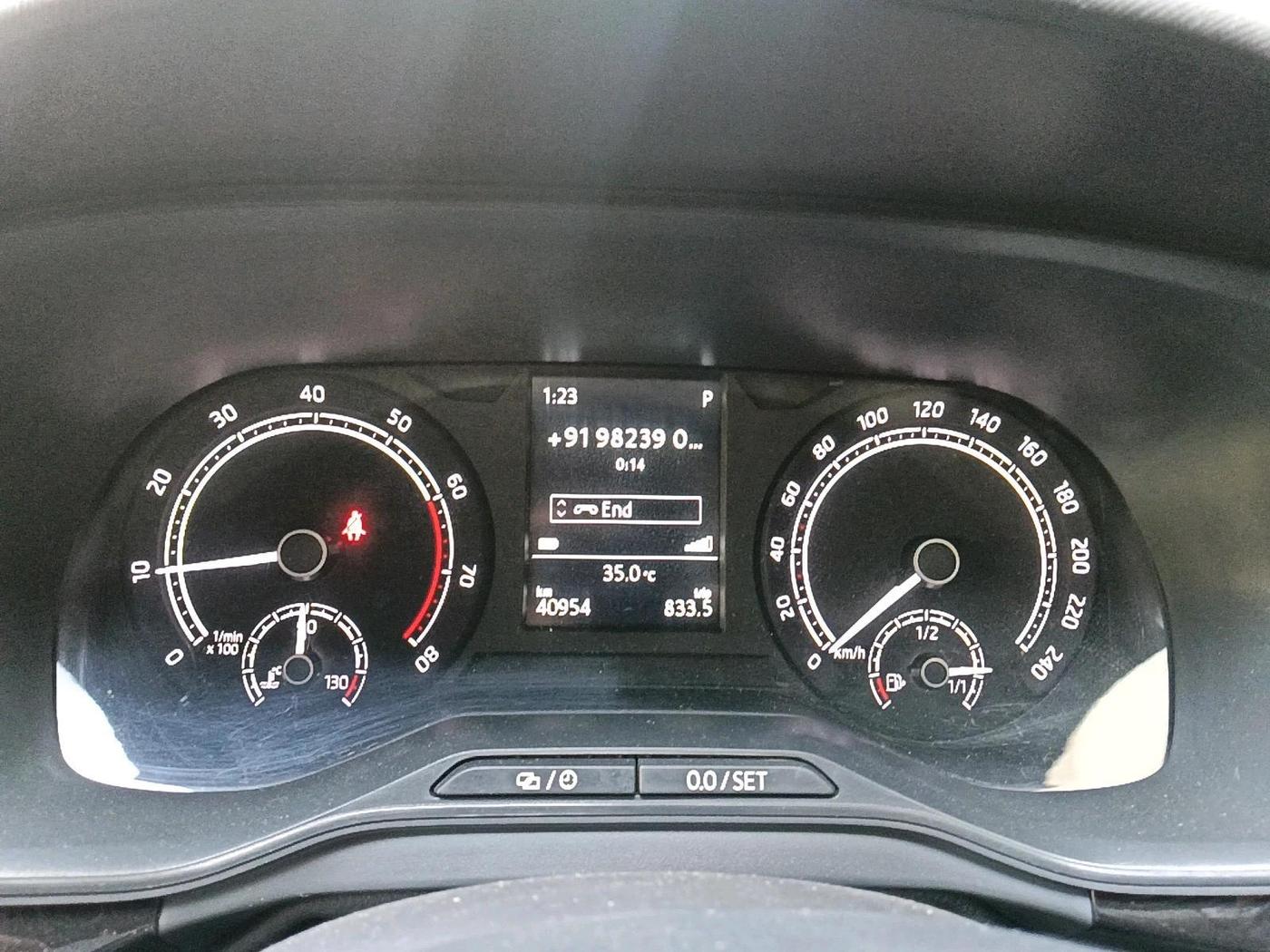 2022 Skoda KUSHAQ STYLE 1.0L TSI AT (6 AIRBAGS), Petrol, Automatic, 40,954 km, interior
