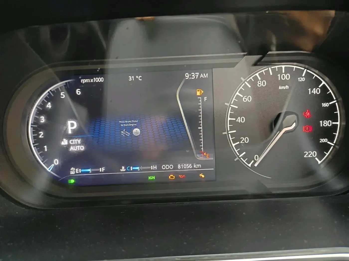 2021 Tata Harrier XZA PLUS 2.0L DARK EDITION, Diesel, Automatic, 81,056 km, interior