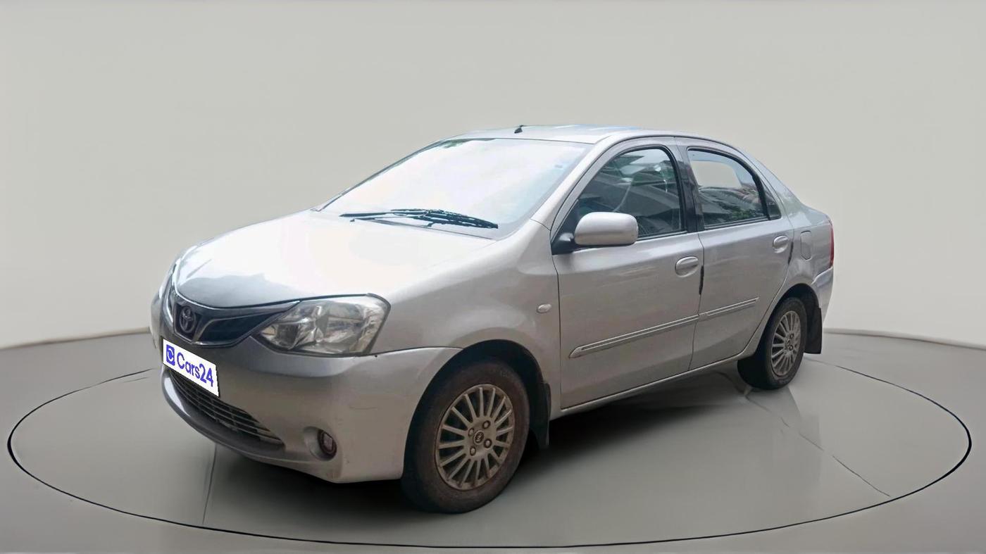 2011 Toyota Etios G, CNG, Manual, 2,36,380 km, exterior