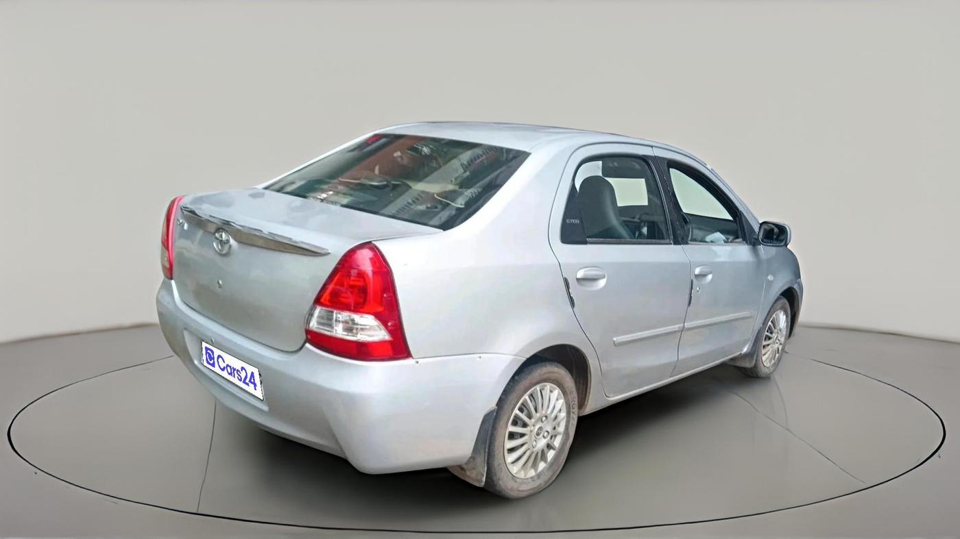 2011 Toyota Etios G, CNG, Manual, 2,36,380 km, exterior