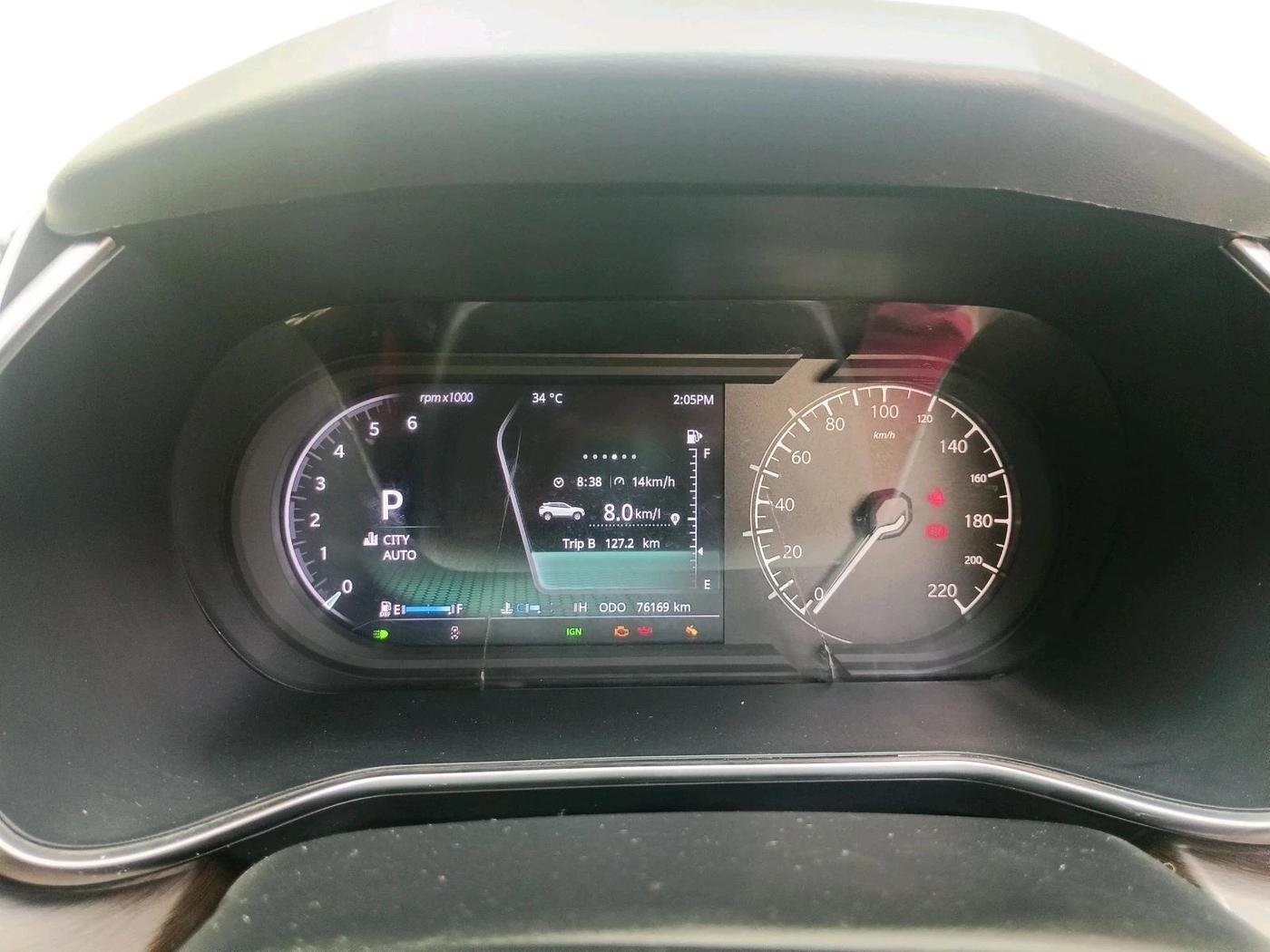 2020 Tata Harrier XZA PLUS 2.0L, Diesel, Automatic, 76,169 km, interior