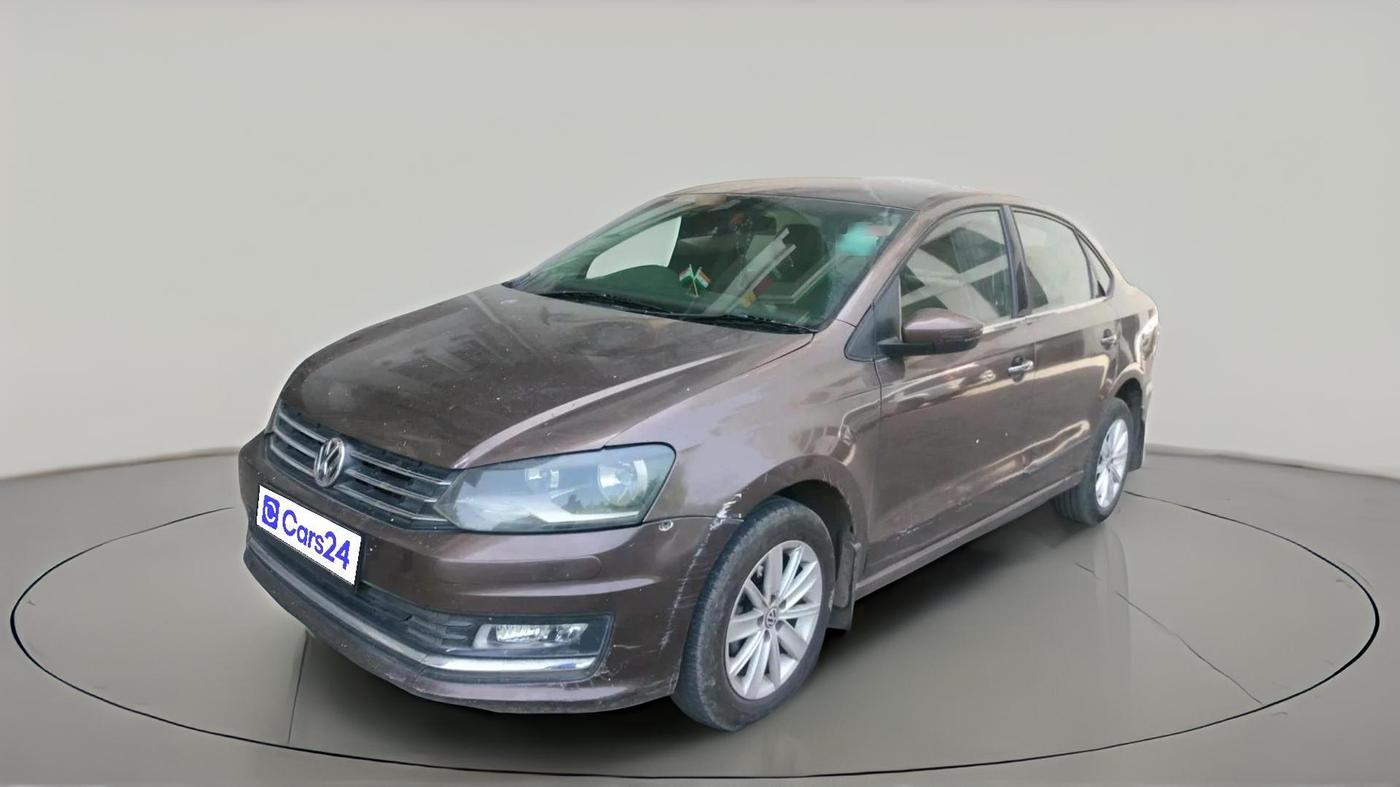 2015 Volkswagen Vento HIGHLINE PETROL AT, Petrol, Automatic, 1,13,623 km, exterior