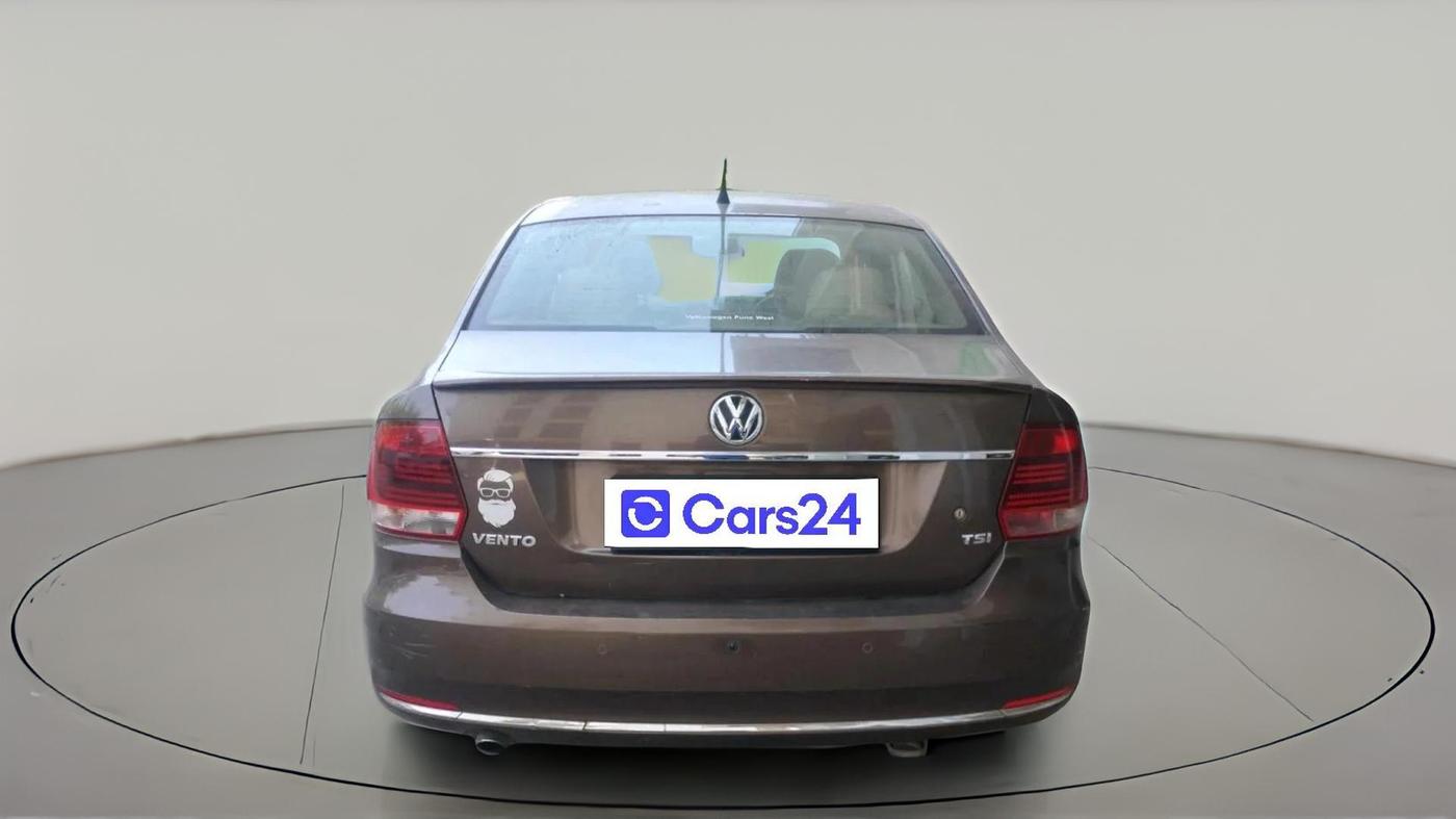 2015 Volkswagen Vento HIGHLINE PETROL AT, Petrol, Automatic, 1,13,623 km, exterior