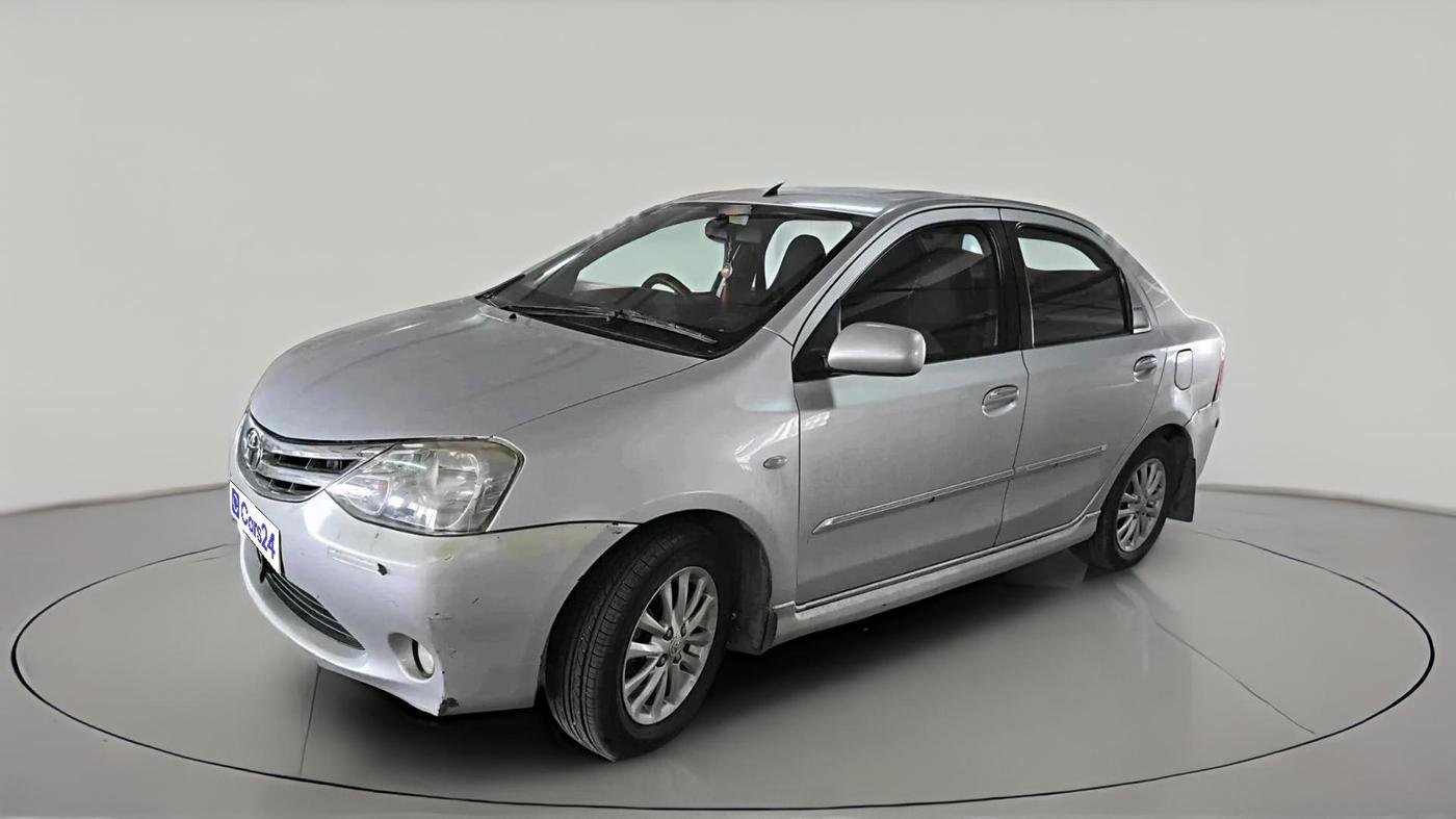 2011 Toyota Etios V, CNG, Manual, 1,69,457 km, exterior