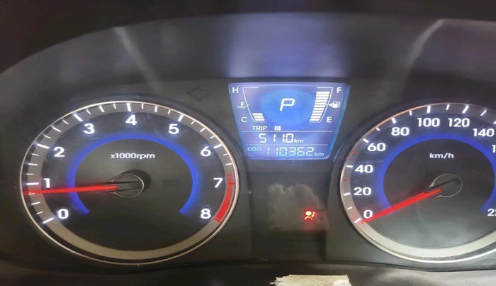 2014 Hyundai Verna FLUIDIC 1.6 VTVT SX AT, CNG, Automatic, 1,10,362 km, interior