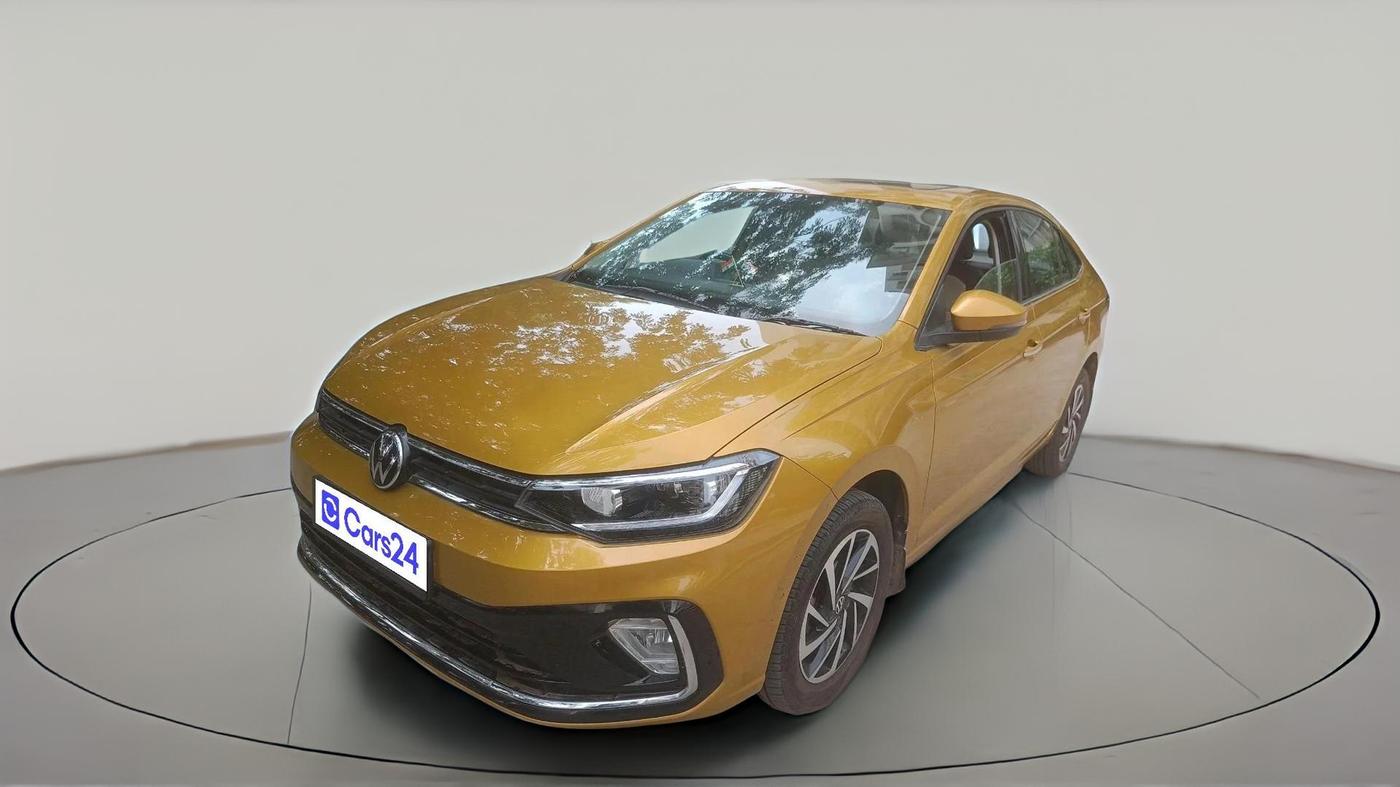 2022 Volkswagen VIRTUS TOPLINE TSI 1.0 AT, Petrol, Automatic, 7,046 km, exterior