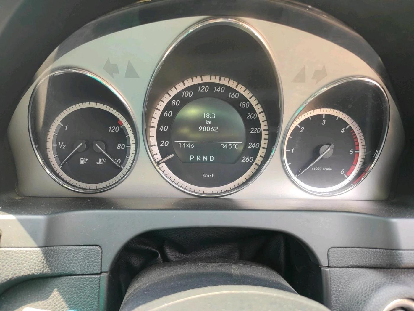 2011 Mercedes Benz C Class C 250 CDI, Diesel, Automatic, 98,062 km, interior