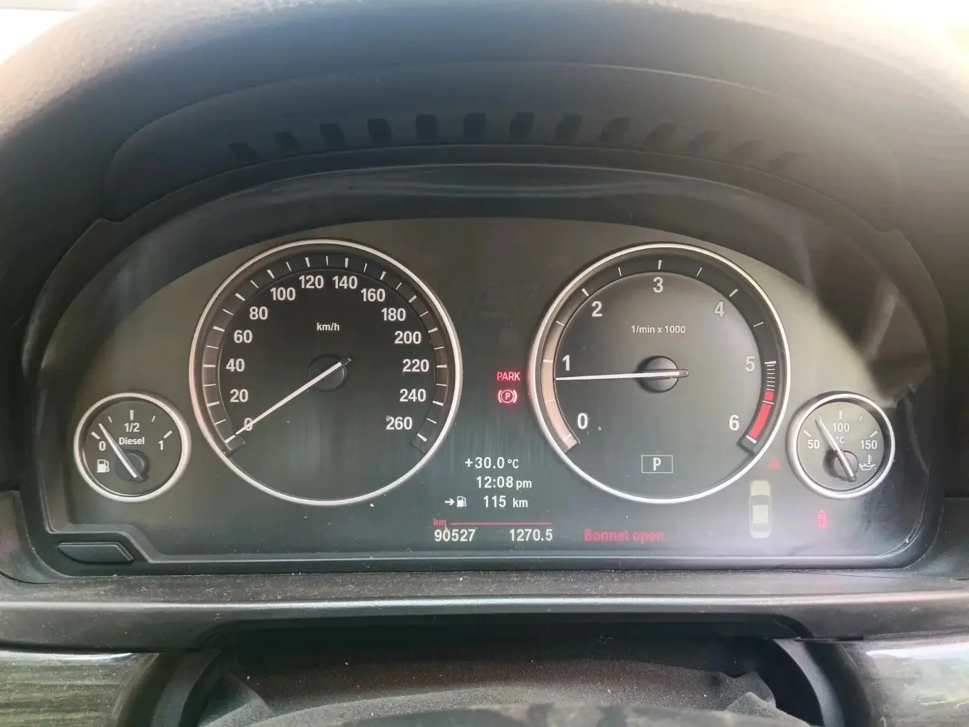2013 BMW 5 Series 520D 2.0, Diesel, Automatic, 90,527 km, interior