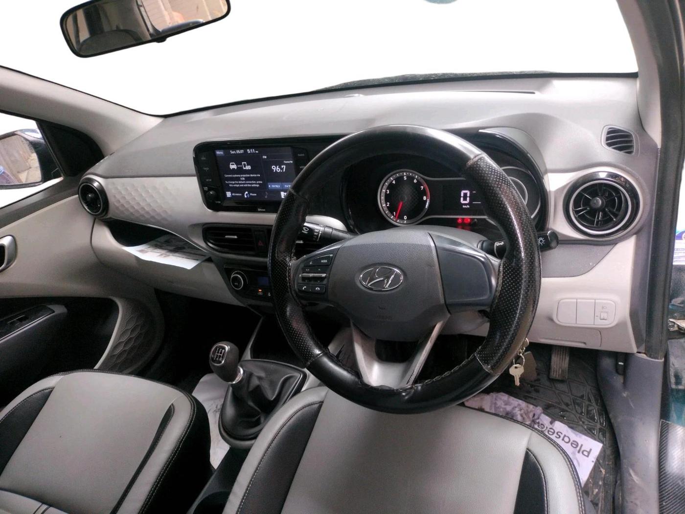 2019 Hyundai GRAND I10 NIOS SPORTZ 1.2 KAPPA VTVT, Petrol, Manual, 87,257 km, interior
