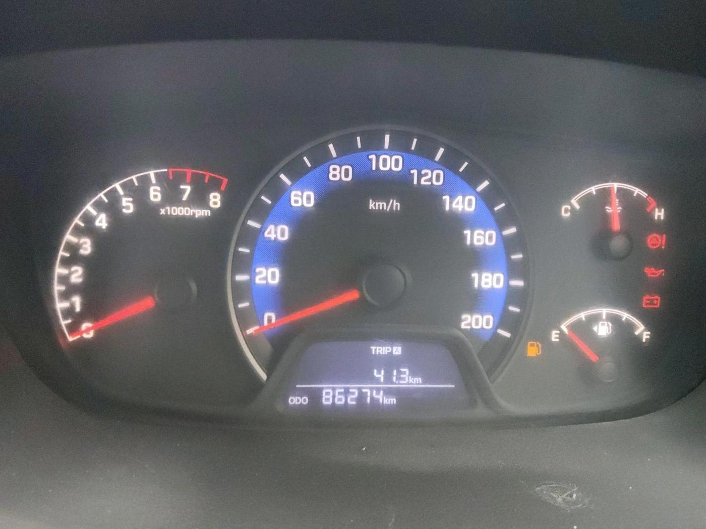2018 Hyundai XCENT PRIME T  VTVT PLUS  CNG, CNG, Manual, 86,274 km, interior