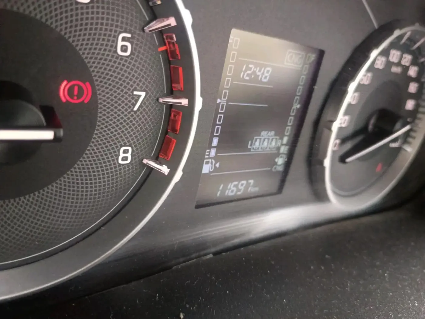 2025 Maruti BREZZA LXI S- CNG, CNG, Manual, 11,697 km, interior