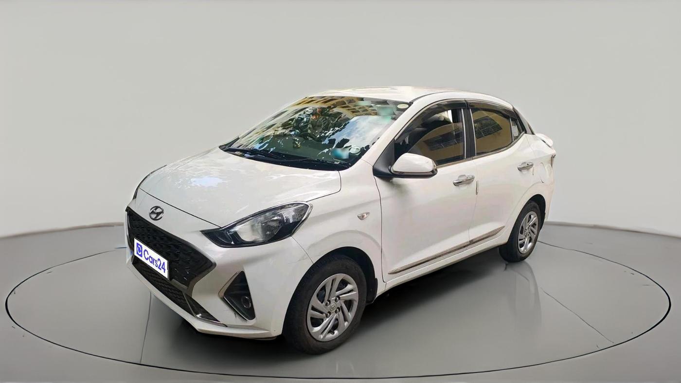 2021 Hyundai AURA S 1.2 CNG, CNG, Manual, 58,438 km, exterior