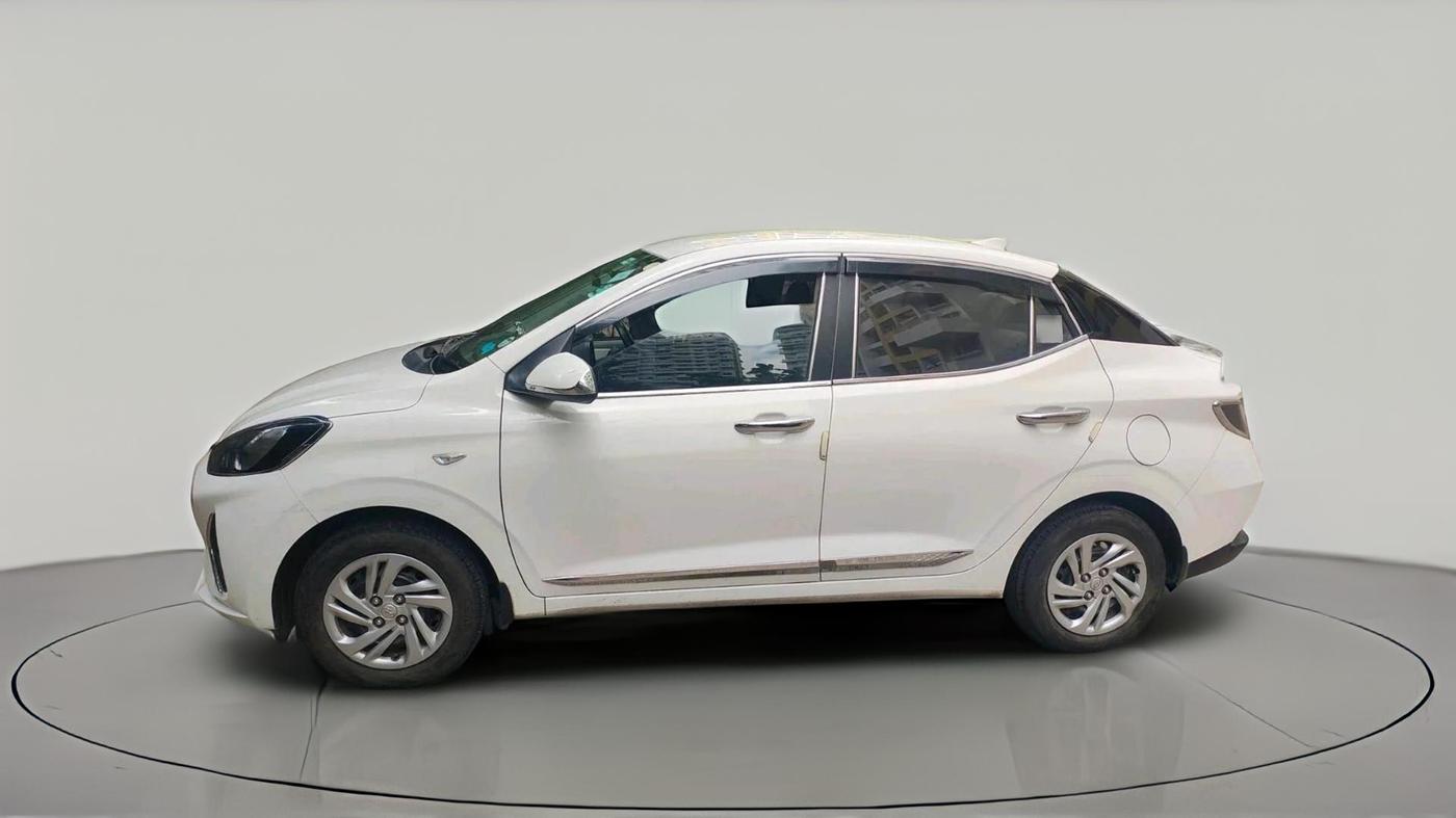 2021 Hyundai AURA S 1.2 CNG, CNG, Manual, 58,438 km, exterior