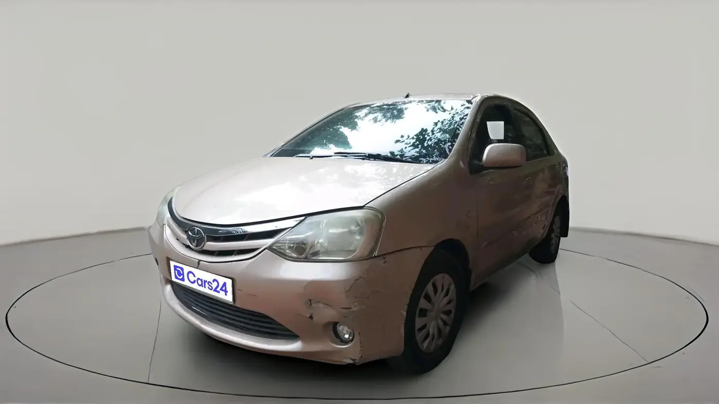 2011 Toyota Etios G, Petrol, Manual, 1,09,633 km, exterior