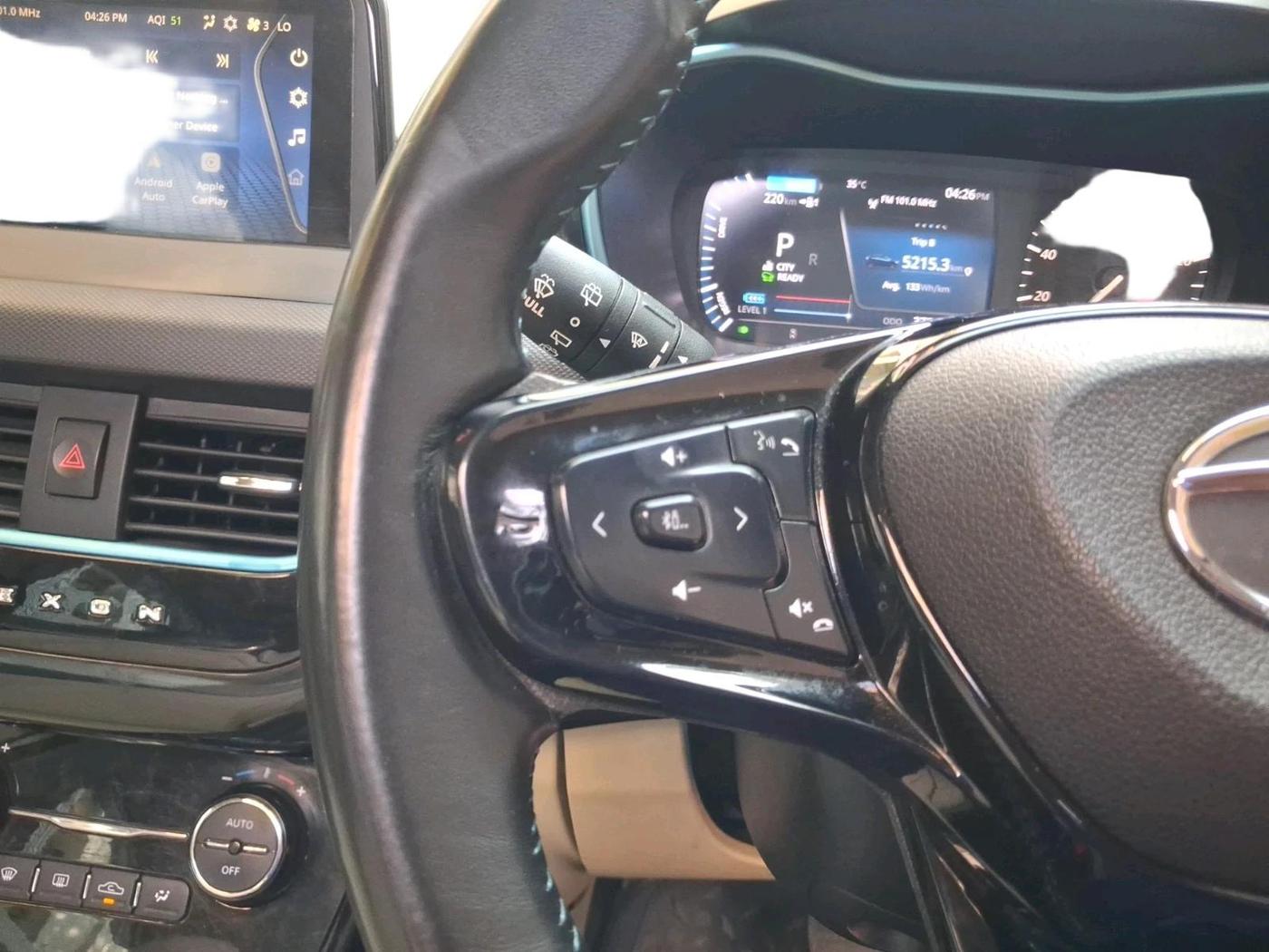 2022 Tata NEXON EV XZ PLUS LUX, Electric, Automatic, 37,544 km, interior