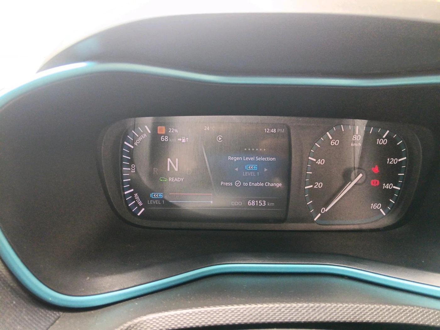 2021 Tata NEXON EV XZ PLUS, Electric, Automatic, 68,153 km, interior