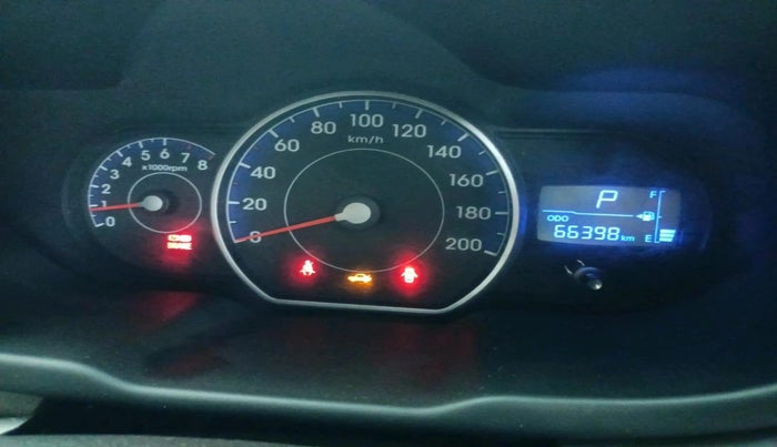 2012 Hyundai i10 SPORTZ 1.2 AT, CNG, Automatic, 66,398 km, interior