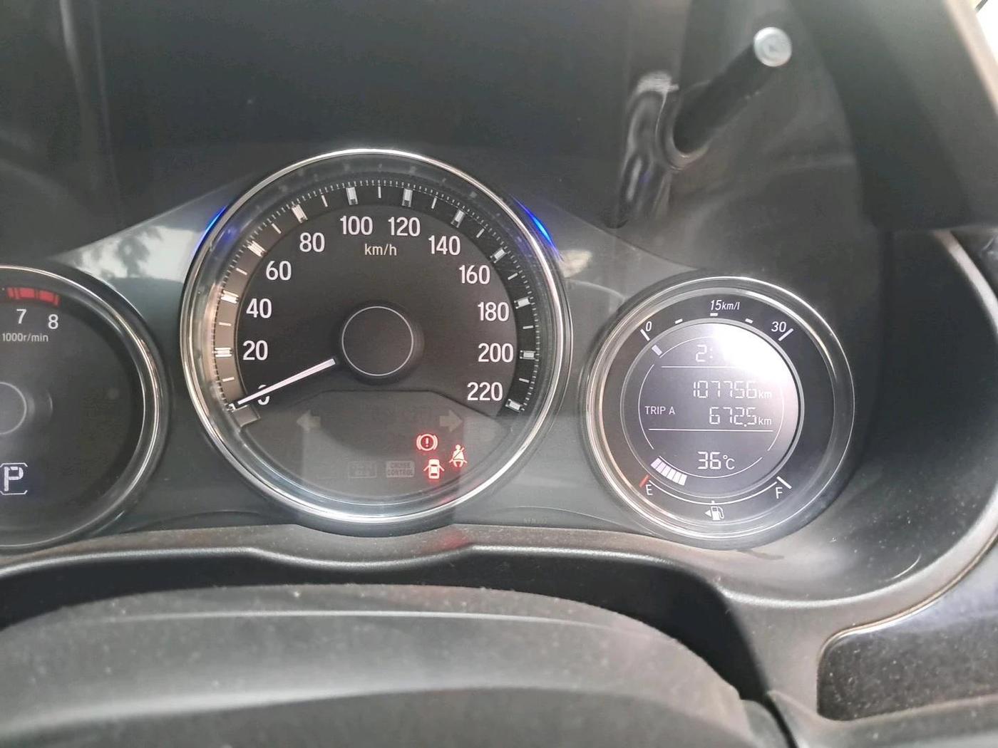 2017 Honda City 1.5L I-VTEC ZX CVT, CNG, Automatic, 1,07,756 km, interior