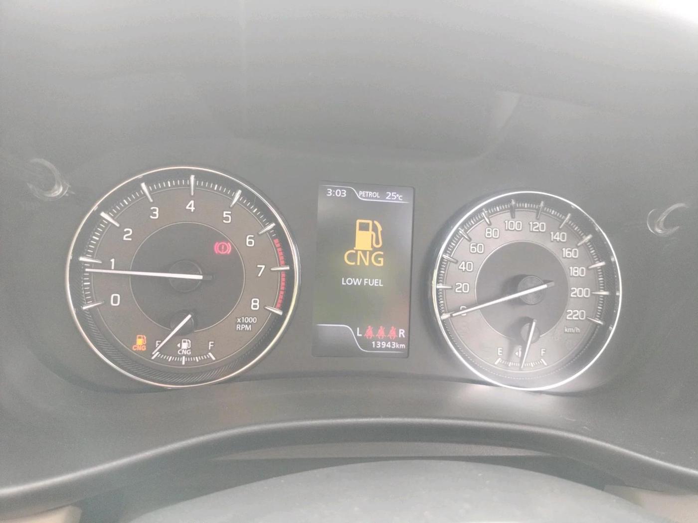 2025 Toyota Glanza G E-CNG, CNG, Manual, 13,943 km, interior