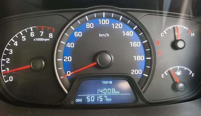 2014 Hyundai Xcent S (O) 1.2, Petrol, Manual, 50,157 km, interior