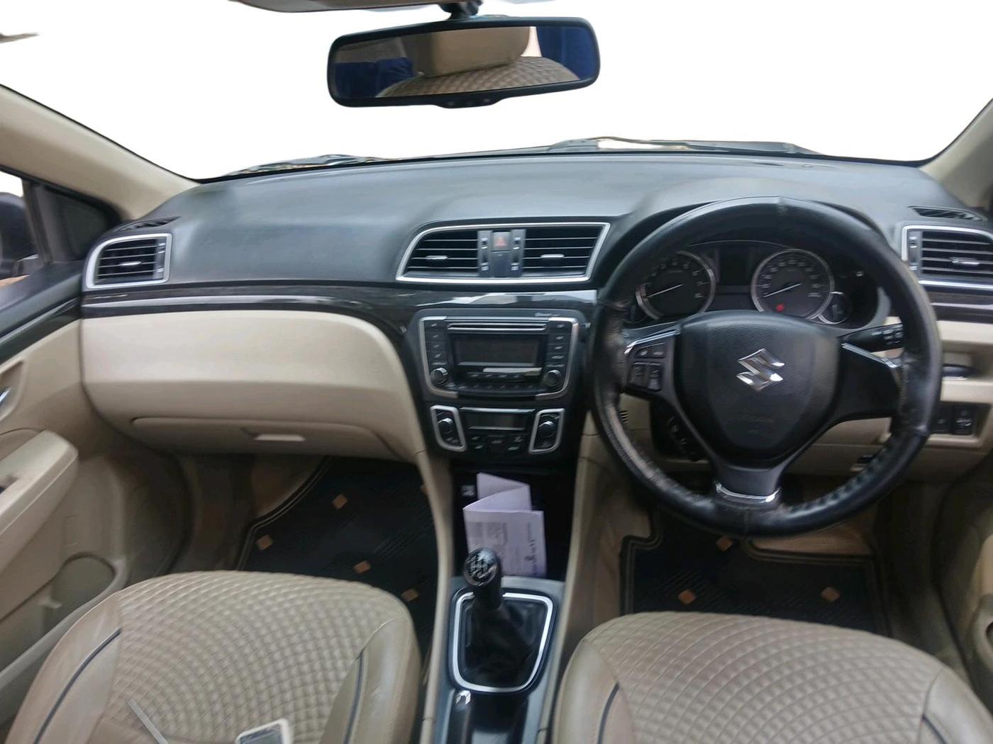2017 Maruti Ciaz ZETA 1.4  MT PETROL, Petrol, Manual, 56,650 km, interior