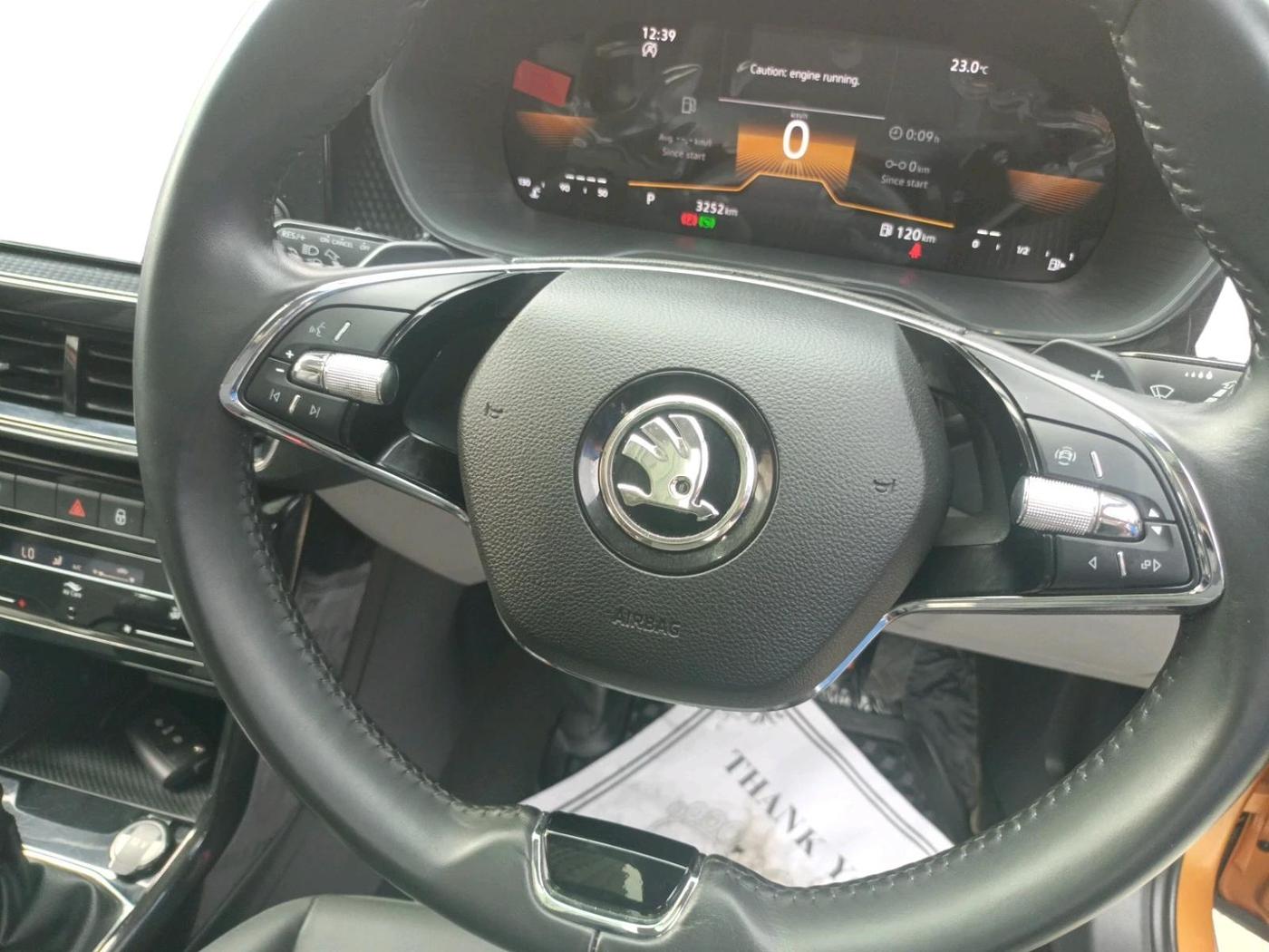 2023 Skoda KUSHAQ STYLE 1.0L TSI AT, Petrol, Automatic, 3,252 km, interior