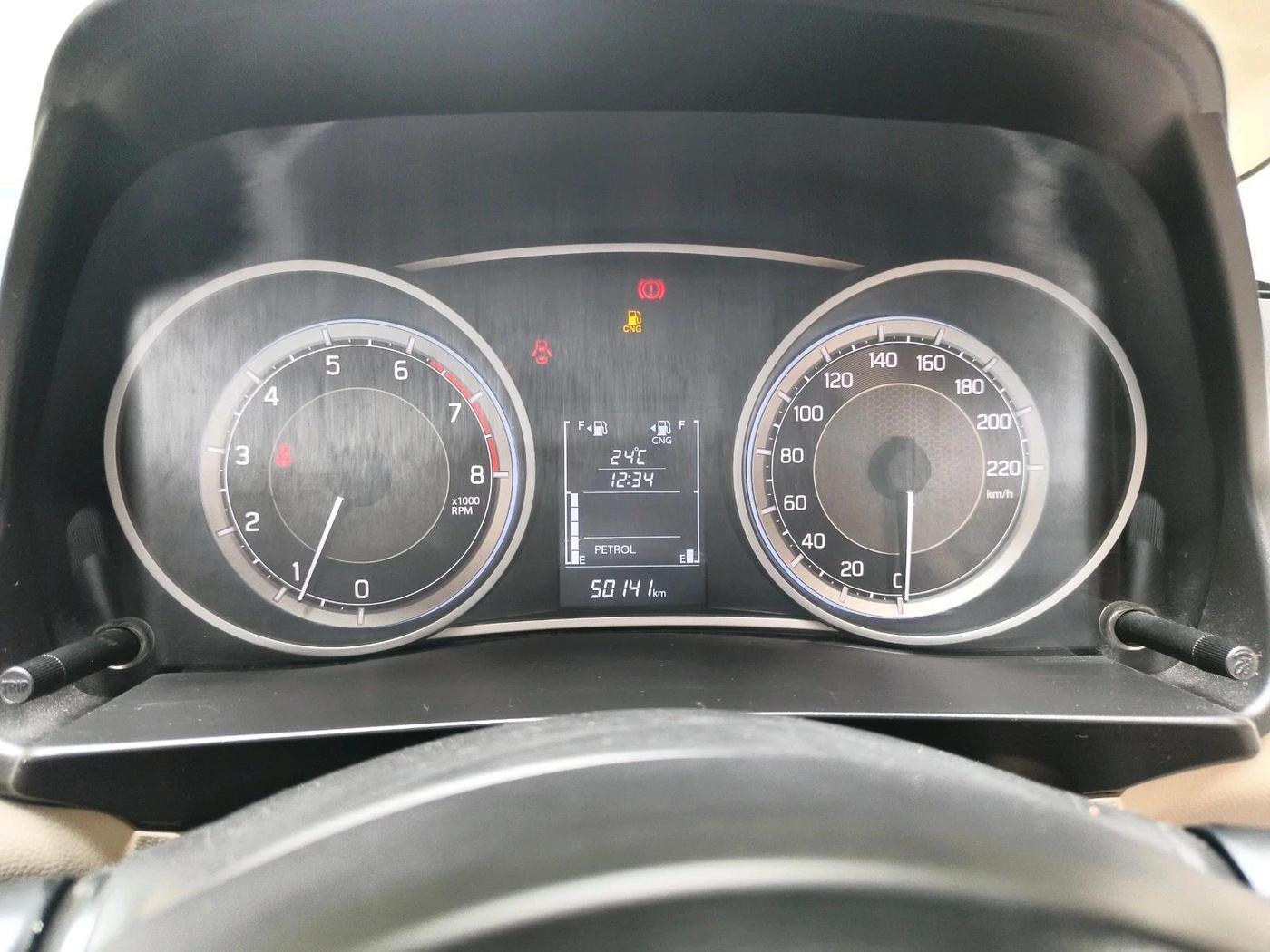 2022 Maruti Dzire ZXI CNG, CNG, Manual, 50,141 km, interior