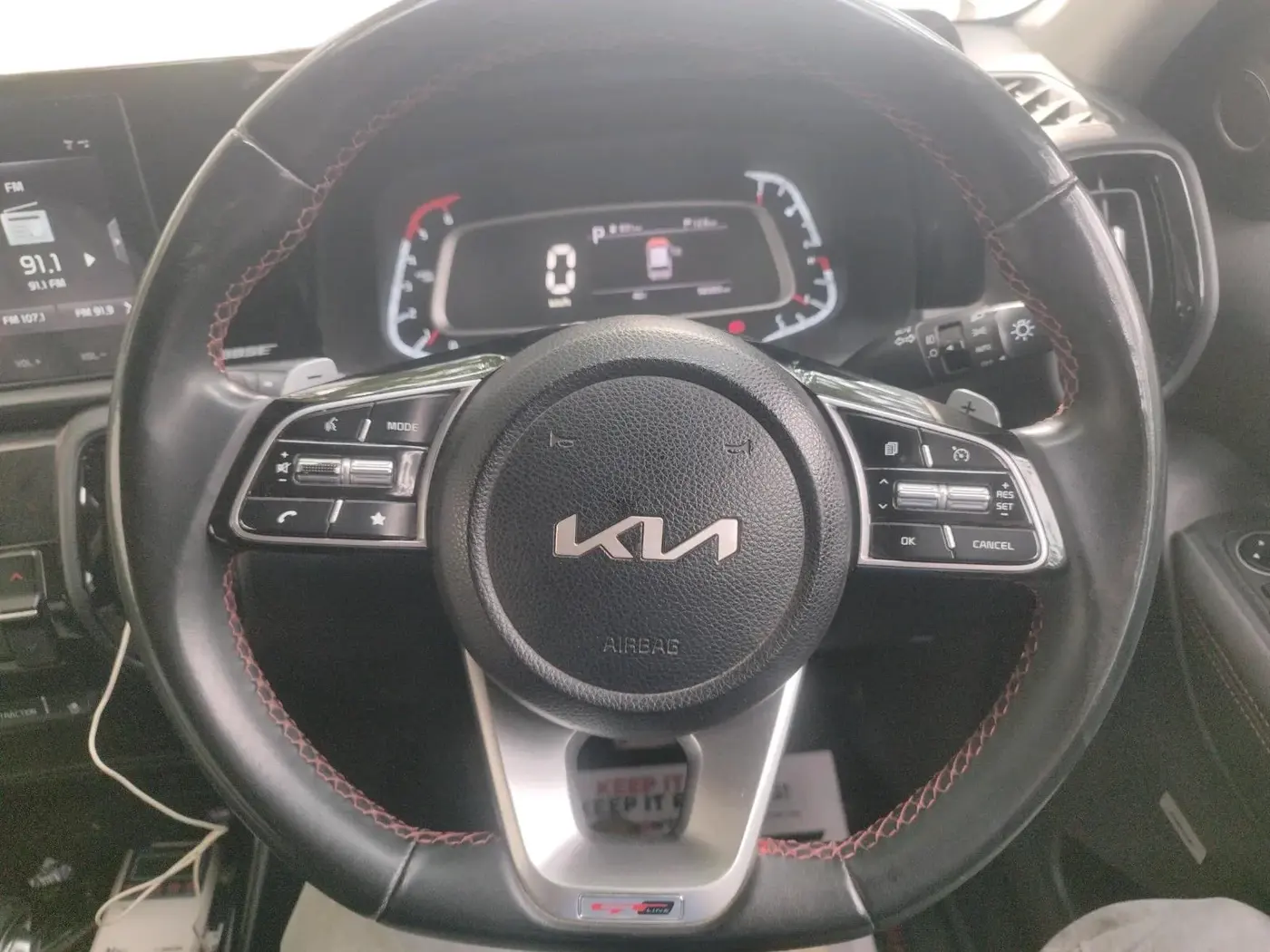 2022 KIA SONET GTX PLUS 1.5 AT, Diesel, Automatic, 58,393 km, interior