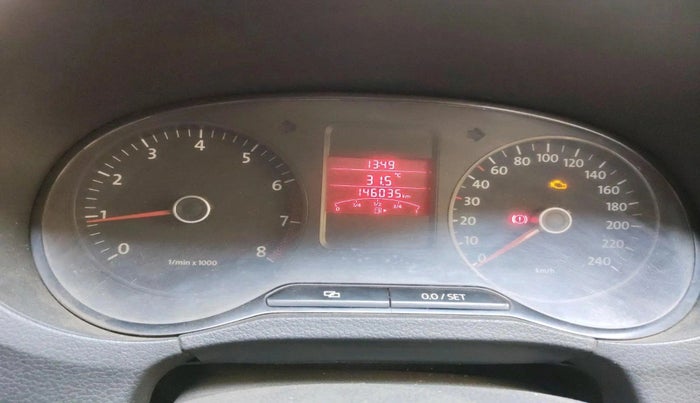 2010 Volkswagen Polo COMFORTLINE 1.2L PETROL, Petrol, Manual, 1,46,035 km, interior