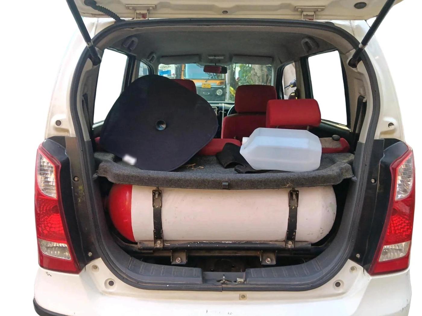 2012 Maruti Wagon R 1.0 LXI CNG, CNG, Manual, 75,023 km, exterior