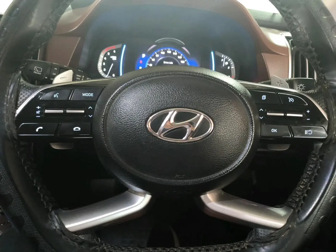 2022 Hyundai ALCAZAR PRESTIGE(O) EXE 1.5 AT 7STR, Diesel, Automatic, 93,332 km, interior