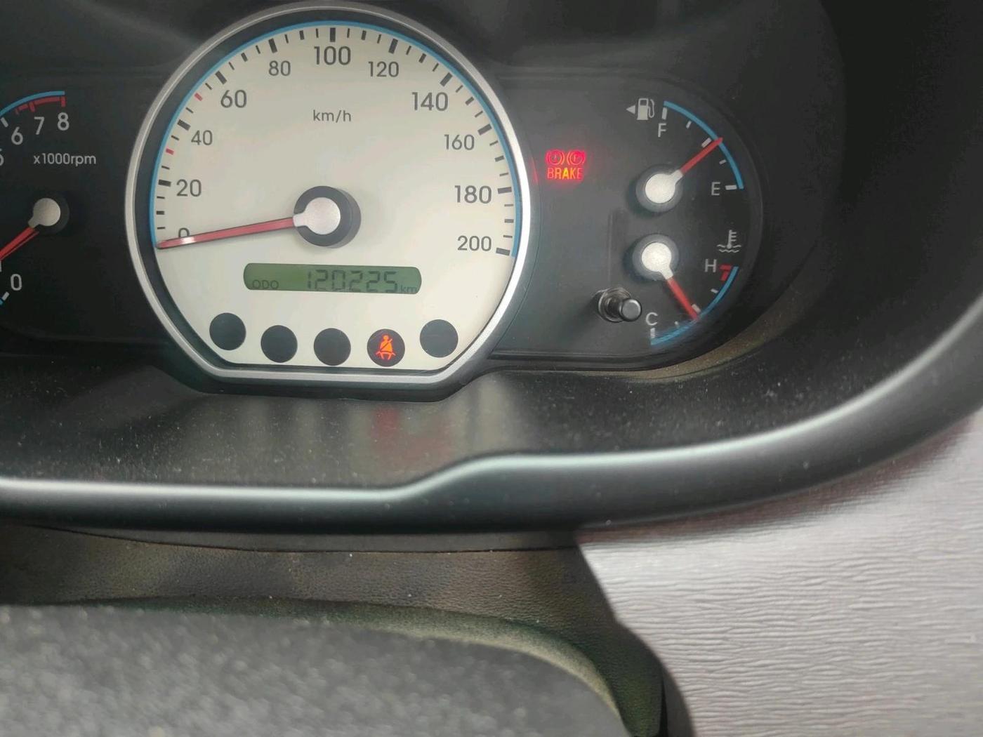 2009 Hyundai i10 SPORTZ 1.2, Petrol, Manual, 1,20,225 km, interior