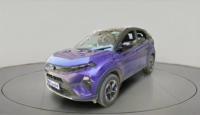 2023 Tata NEXON FEARLESS PURPLE + SUNROOF DCA DUAL TONE 1.2 PETROL, Petrol, Automatic, 24,269 km, exterior