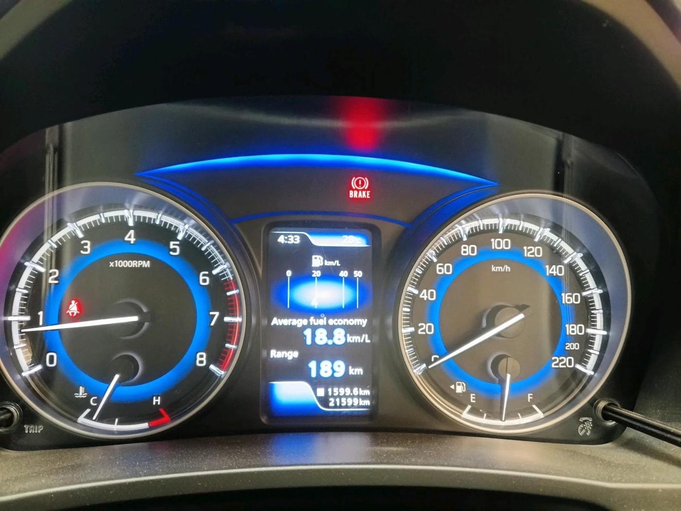 2021 Maruti Baleno ZETA PETROL 1.2, Petrol, Manual, 21,599 km, interior