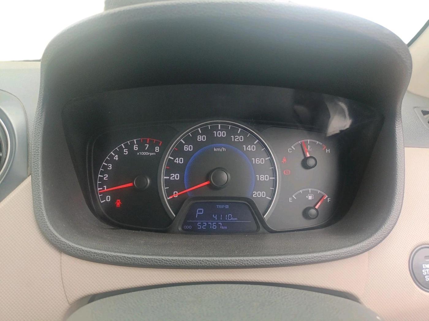 2015 Hyundai Grand i10 ASTA AT 1.2 KAPPA VTVT, Petrol, Automatic, 52,765 km, interior