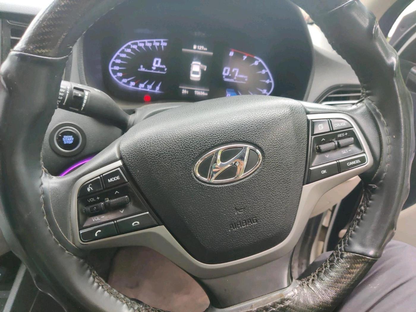 2020 Hyundai Verna SX (O)1.5 MPi, Petrol, Manual, 73,634 km, interior