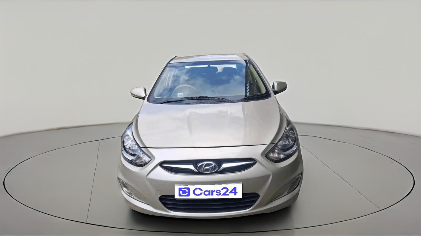 2012 Hyundai Verna FLUIDIC 1.6 VTVT SX OPT AT, Petrol, Automatic, 83,390 km, exterior